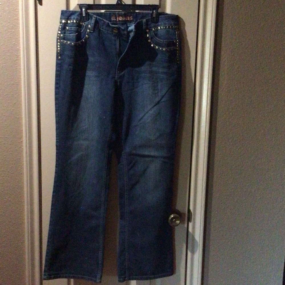 d. jeans Dark Blue Denim Pants
